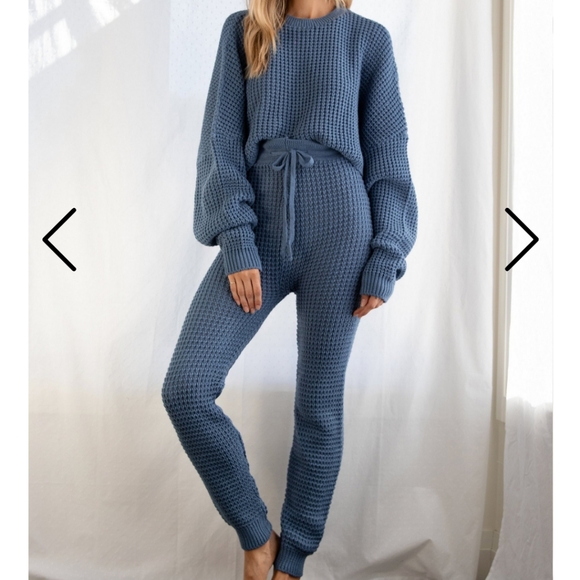 Nasty Gal Sweaters - Nasty Gal Knit Lounge Set